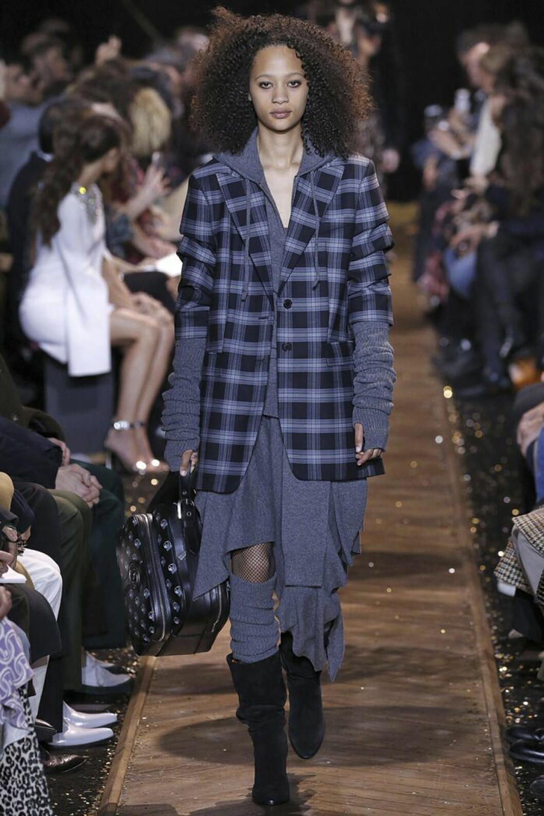 Michael Kors AW19 Modell på Michael Kors visning