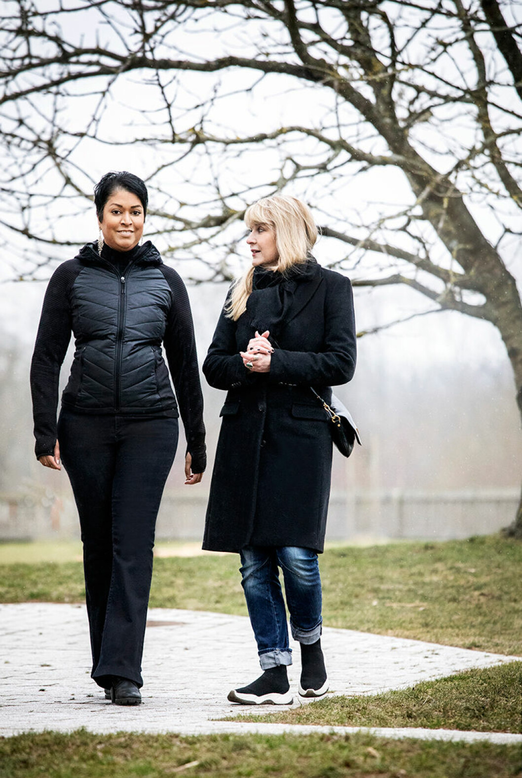 Kristina Loveby och Feminas chefredaktör Ulrika Norberg. kvinnofridsmyten kristina loveby
