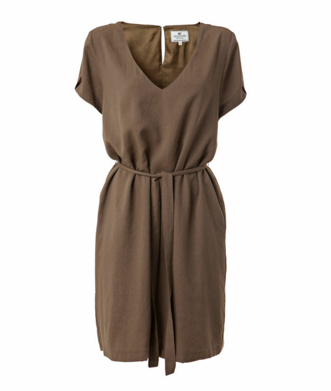 KRISTINA SOLID DRESS GREEN