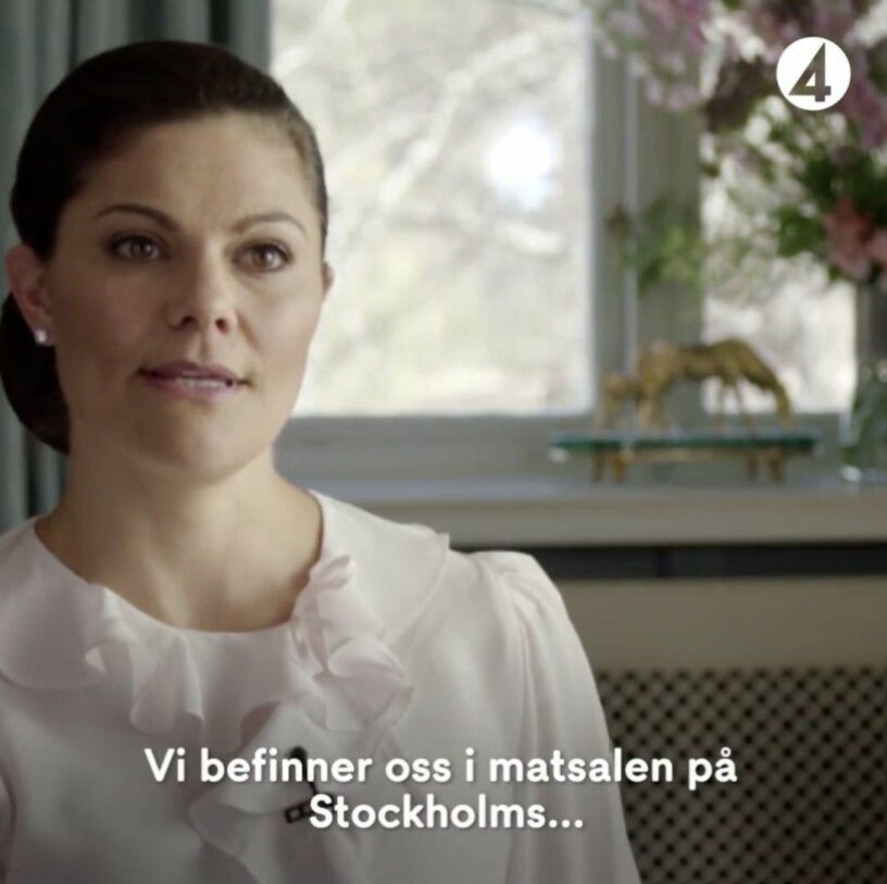 En koncentrerad kronprinsessa.