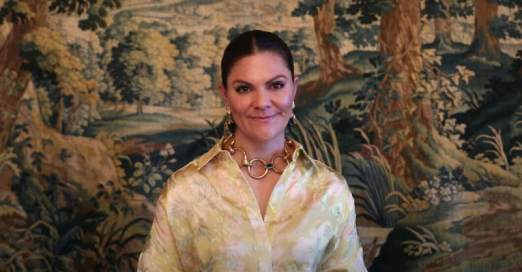 Kronprinsessan Victoria i Conscious Exclusive H&M