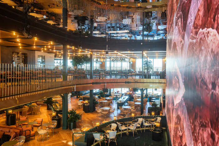 Inredningen har likheter med interiören på hotell Haymarket, vilket skapar en mysig hotellkänsla på kryssningen. kryssning lyx viking glory weekend design haymarket