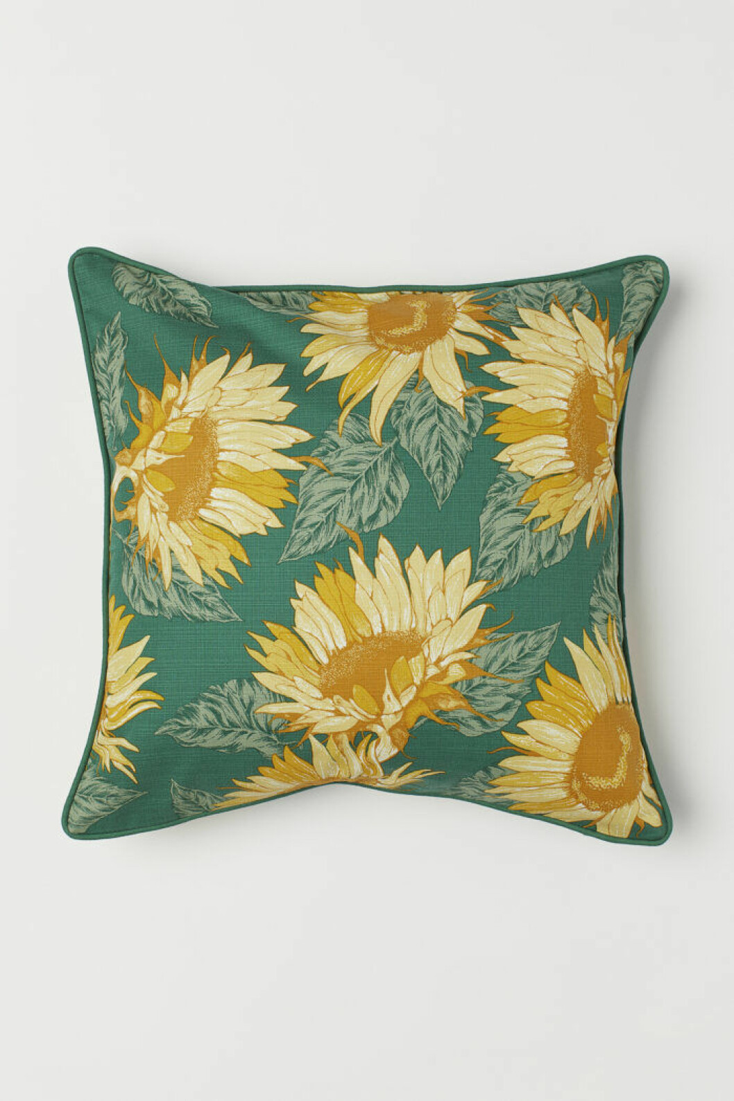 Kudde med solrosor från H&M home påsken 2019
