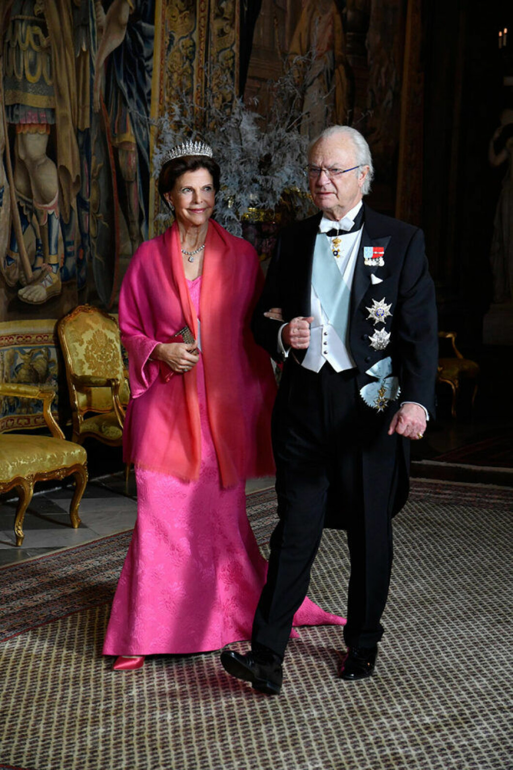 drottning silvia nobel middag slottet