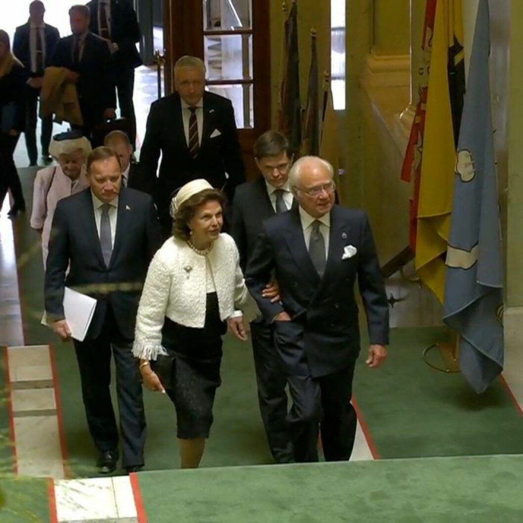 Riksmötet 2020 kungaparet