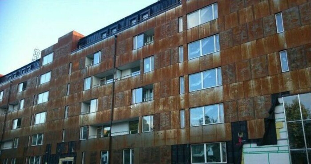 Foto: Arkitekturupproret Rosthuset Kvarteret Sofia är Sveriges fulaste hus
