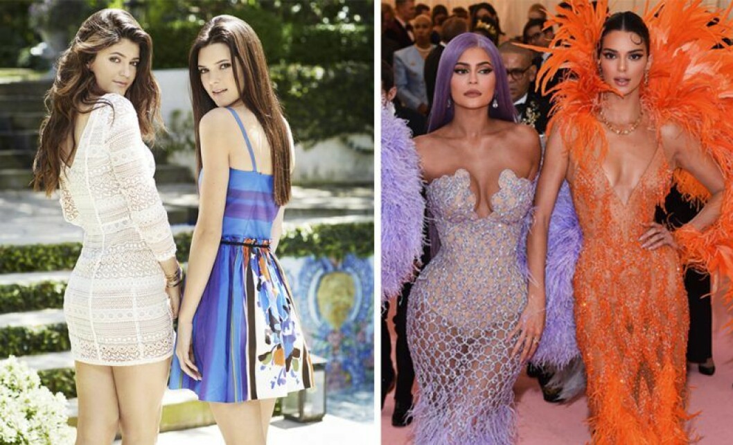 Kylie och Kendall Jenner 2007 vs i dag. Kylie Jenner och Kendall Jenner då och nu