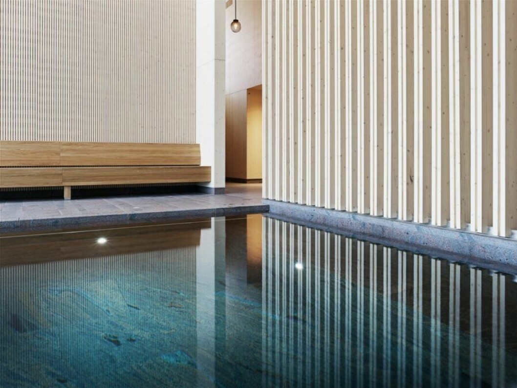 Stiftsgården Åkersberg har fått ett spa ritat av arkitekten Johan Sundberg.