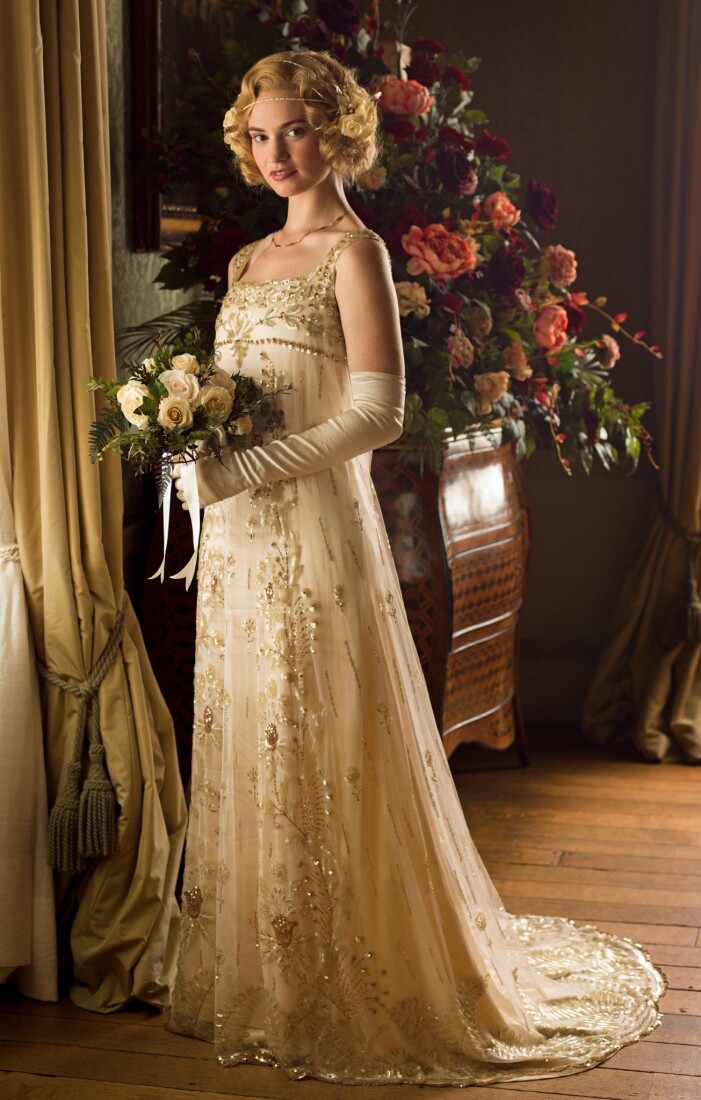 LADY ROSES BRÖLLOPSKLÄNNING I DOWNTON ABBEY