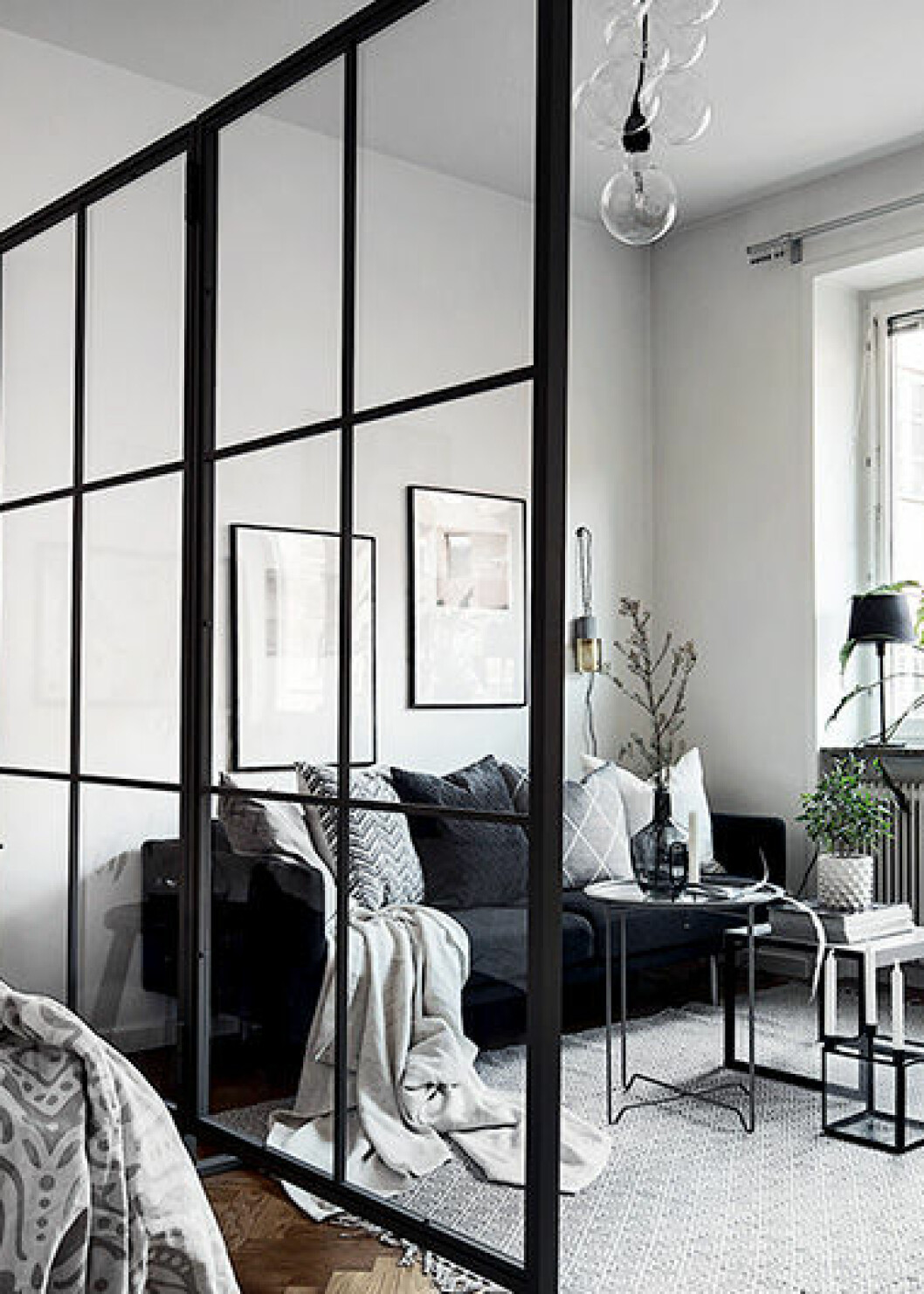 Vitt påslakanset med mönster, H&M Home