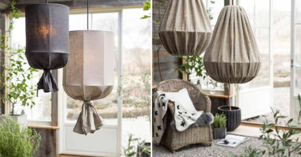 Lampa utomhus i linne från PR Home