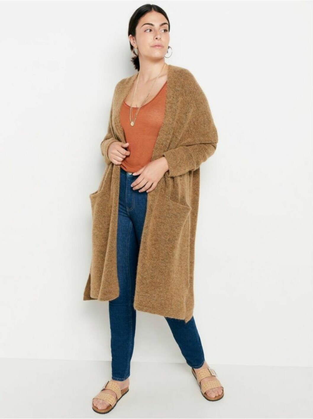 Lång cardigan från Lindex