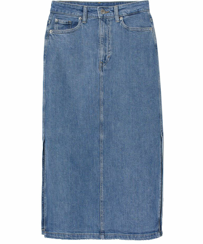 lång jeanskjol