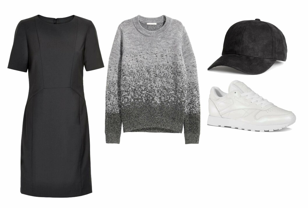 Med sneakers och stickad tröja får du en bekvämt ledig stil som funkar lika bra på kontoret som på fritiden. den-lilla-svarta-inwear