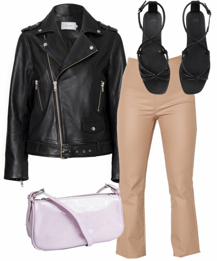 leggings i skinnimitation