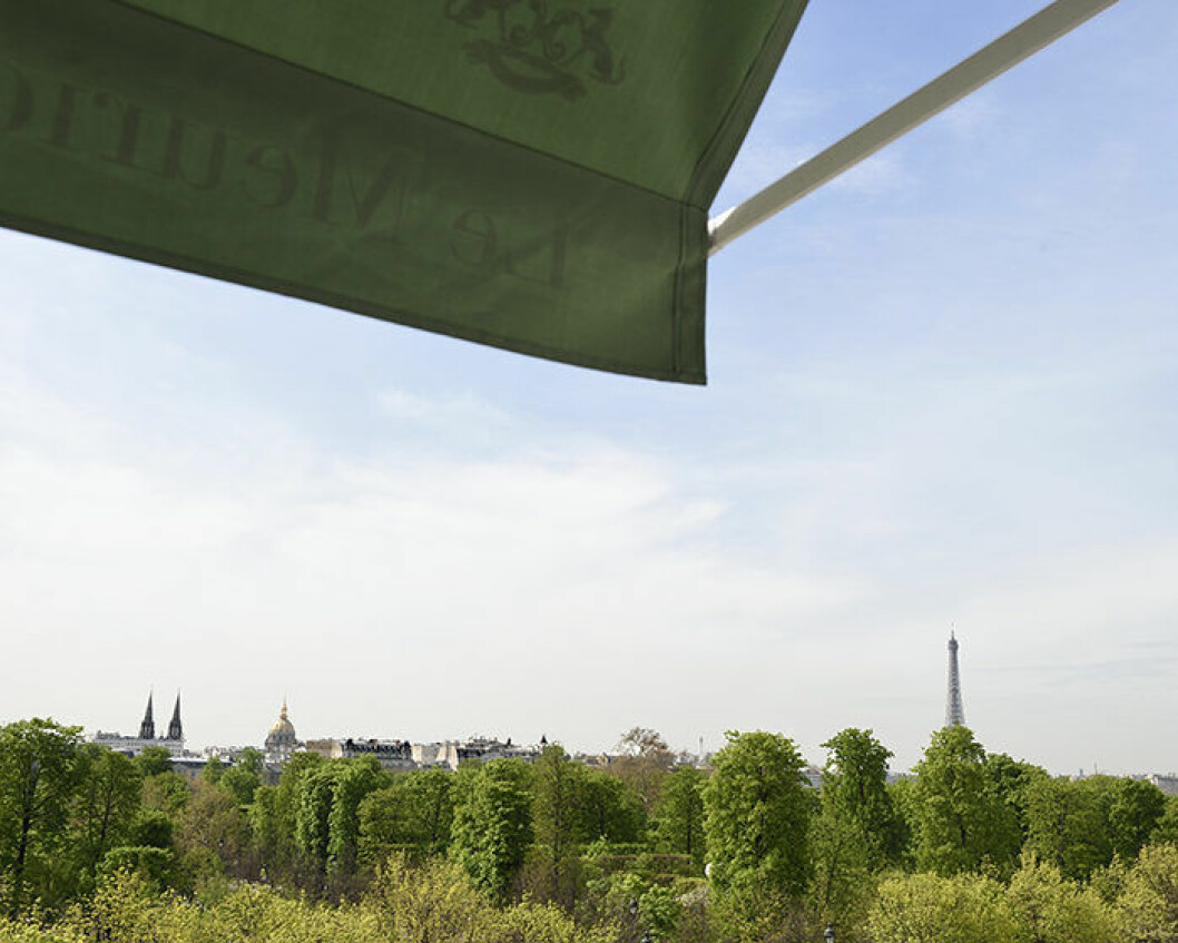Foto: Le Meurice/Philippe Forestier Utsikten på Paris-hotellet Le Meurice