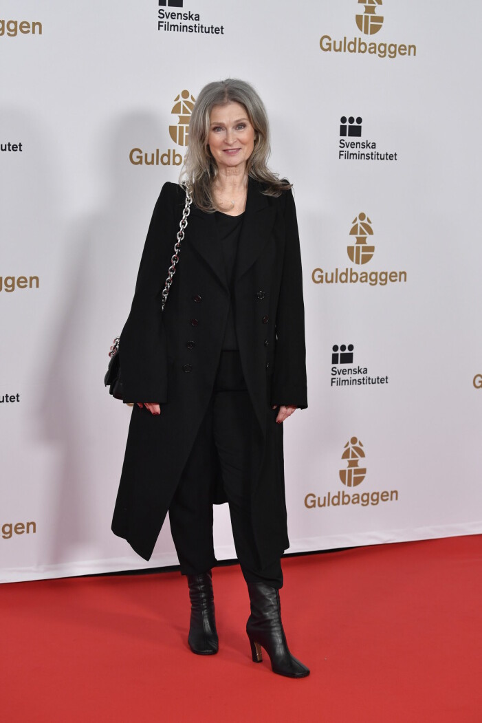 Lena Endre på Guldbaggen 2021.