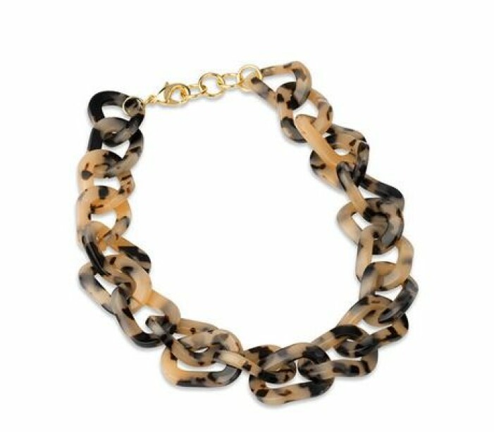 Leopardmönstrat halsband
