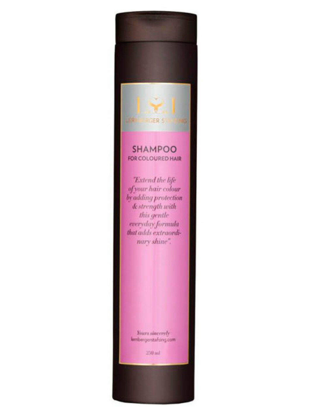 Shampoo for coloured hair, ca 189 kr/60 ml, Lernberger Stafsing. 