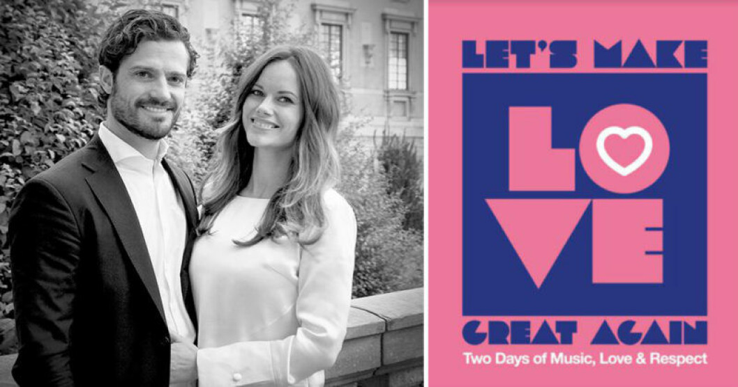 Prins Carl Philip och Sofia startar festivalen Let’s Make Love Great Again. Prins Carl Philip och Sofia startar festivalen Let's Make Love Great Again