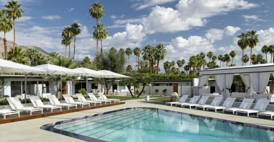 Ikoniska boutiquehotellet L’Horizon Resort Palm Springs. boutiquehotellet L'Horizon Resort Palm Springs