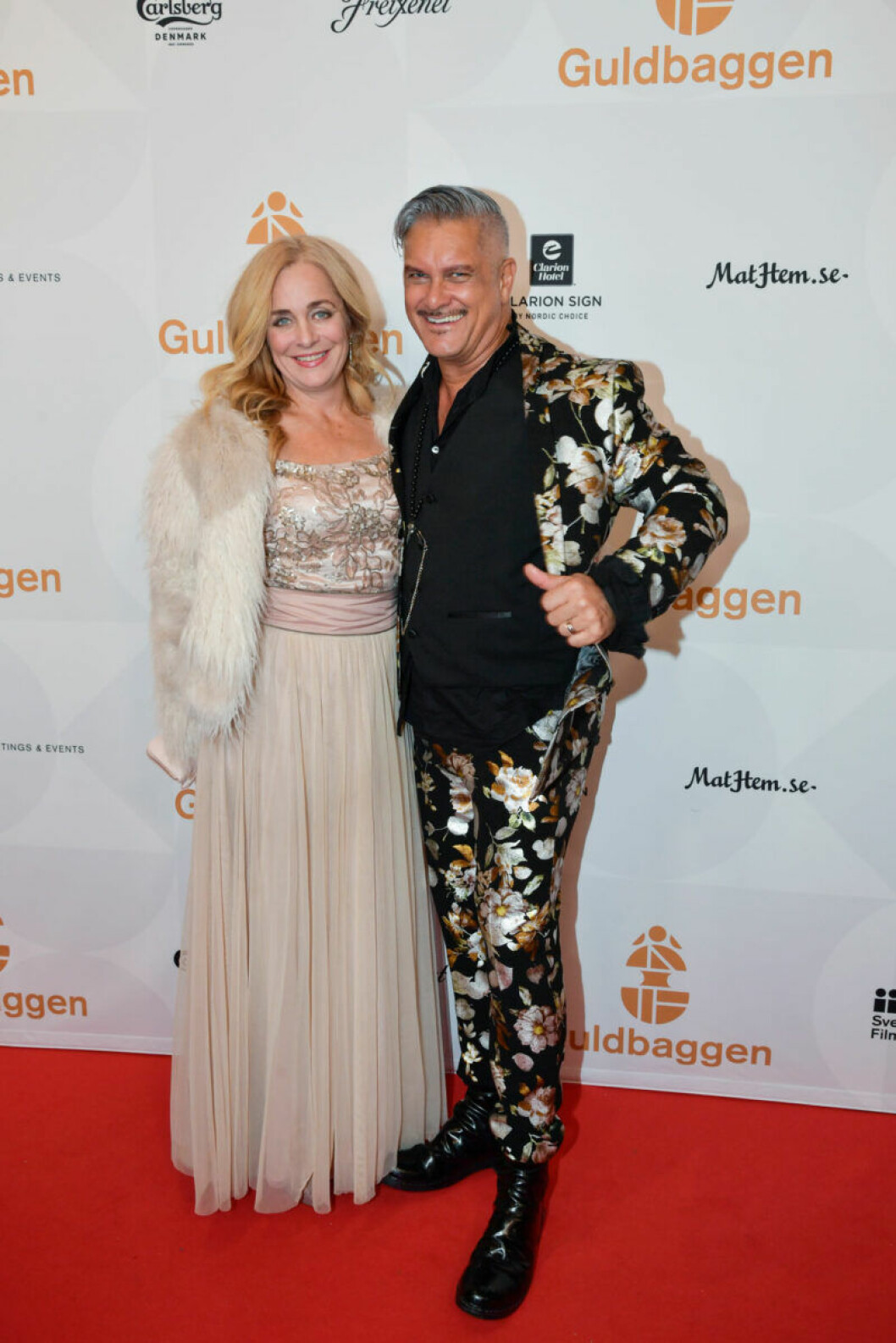 Lia Boysen och Magnus Skogsberg Tear. Röda mattan, Lia Boysen och Magnus Skogsberg Tear