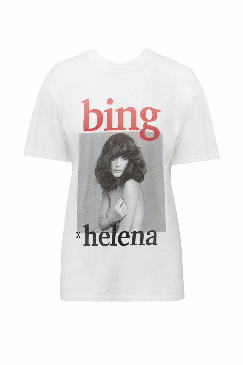 Anine Bing x Helena Christensen t-shirt
