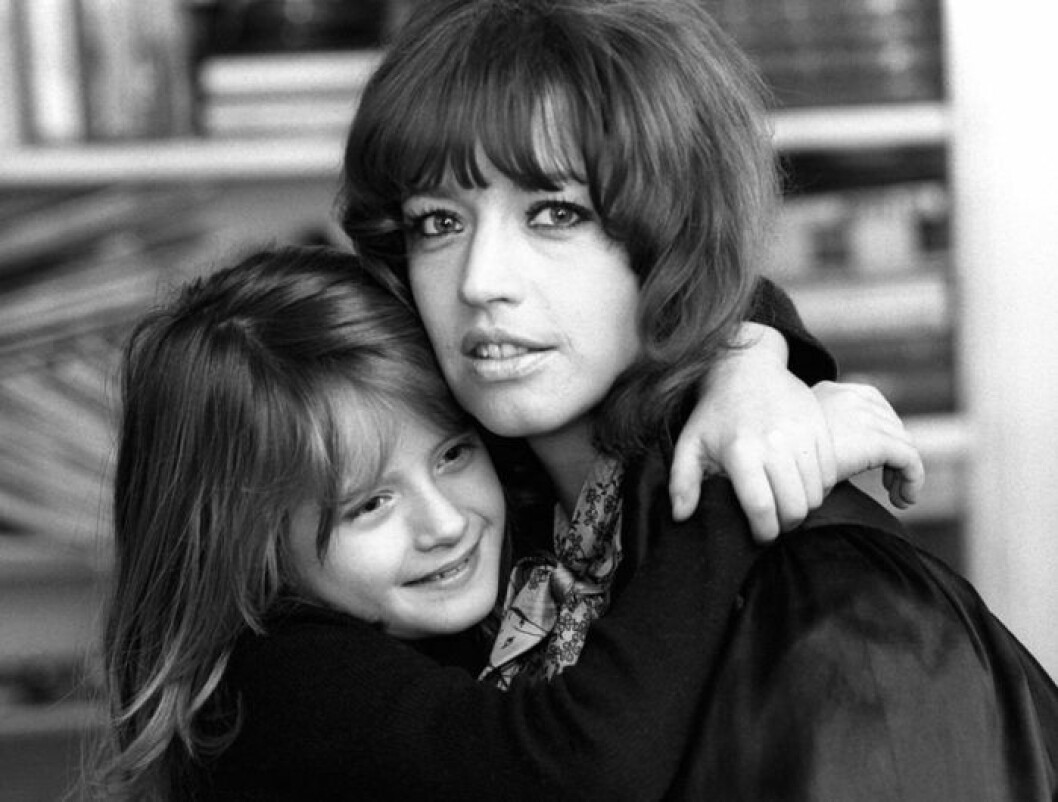 Barbro ”Lill-Babs” Svensson och dottern Kristin Kaspersen 1974. Bild: IBL Bildbyrå