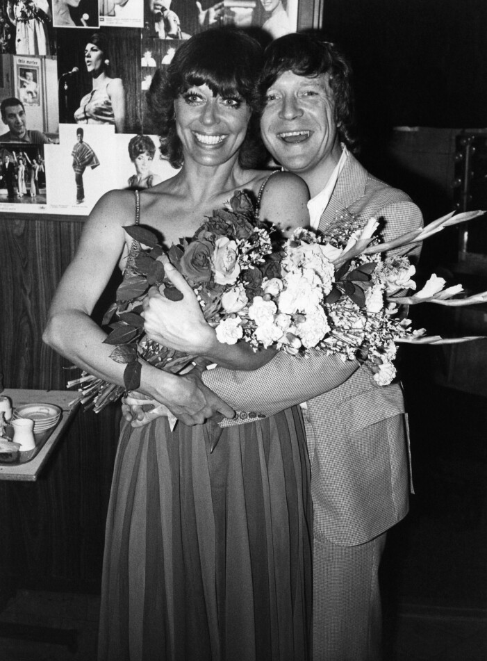 Lill Lindfors och Brasse Brännström på Berns 1980. Lill Lindfors med Brasse Brännström på Berns.