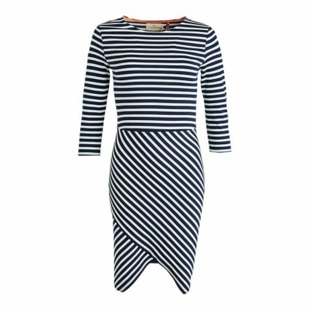 <a href="http://www.lindex.com/se/dam/nyheter/7408272/Randig-trikaaklaenning/?styleId=82163765" target="_blank">Randig klänning</a>, 299 kr, Lindex. bla-vit-randig-klanning-lindex