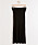 svart lång stickad kjol