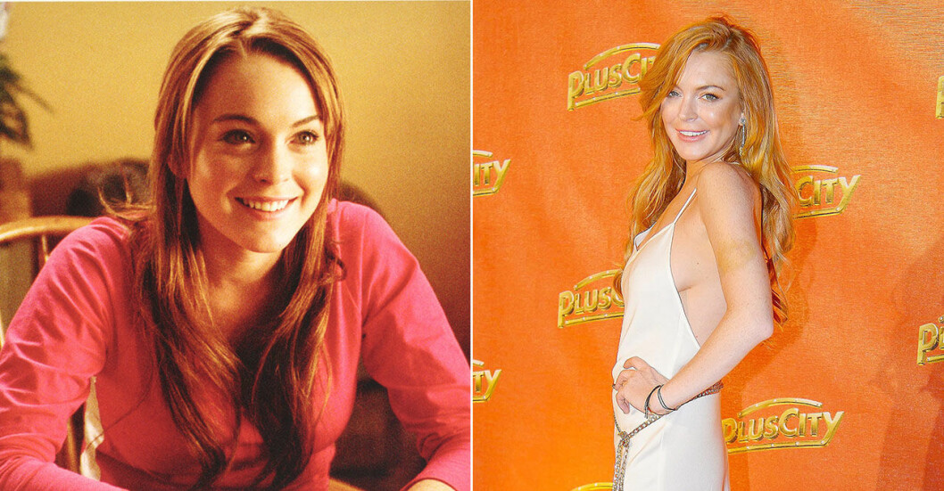 Lindsay Lohan i mean girls och på röda mattan