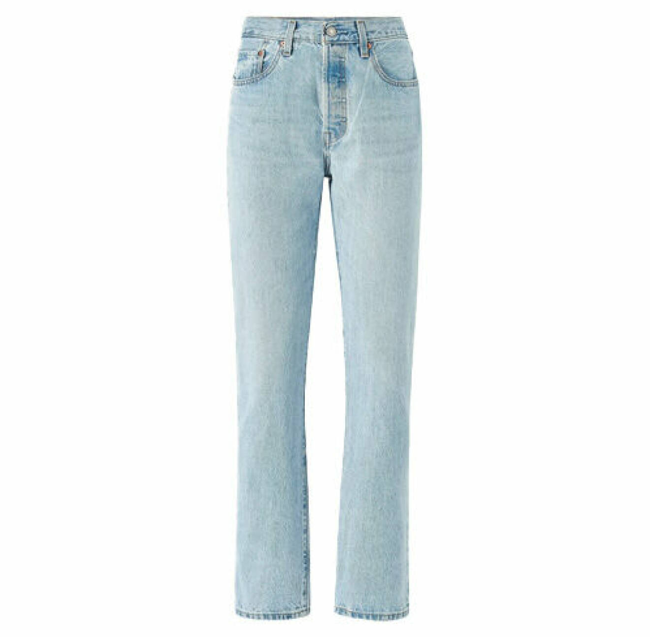ljusa jeans 501 cropped för dam från Levi's