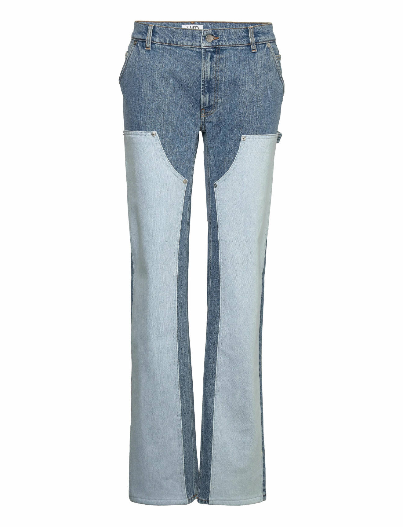 Ljusa jeans med raka ben för dam