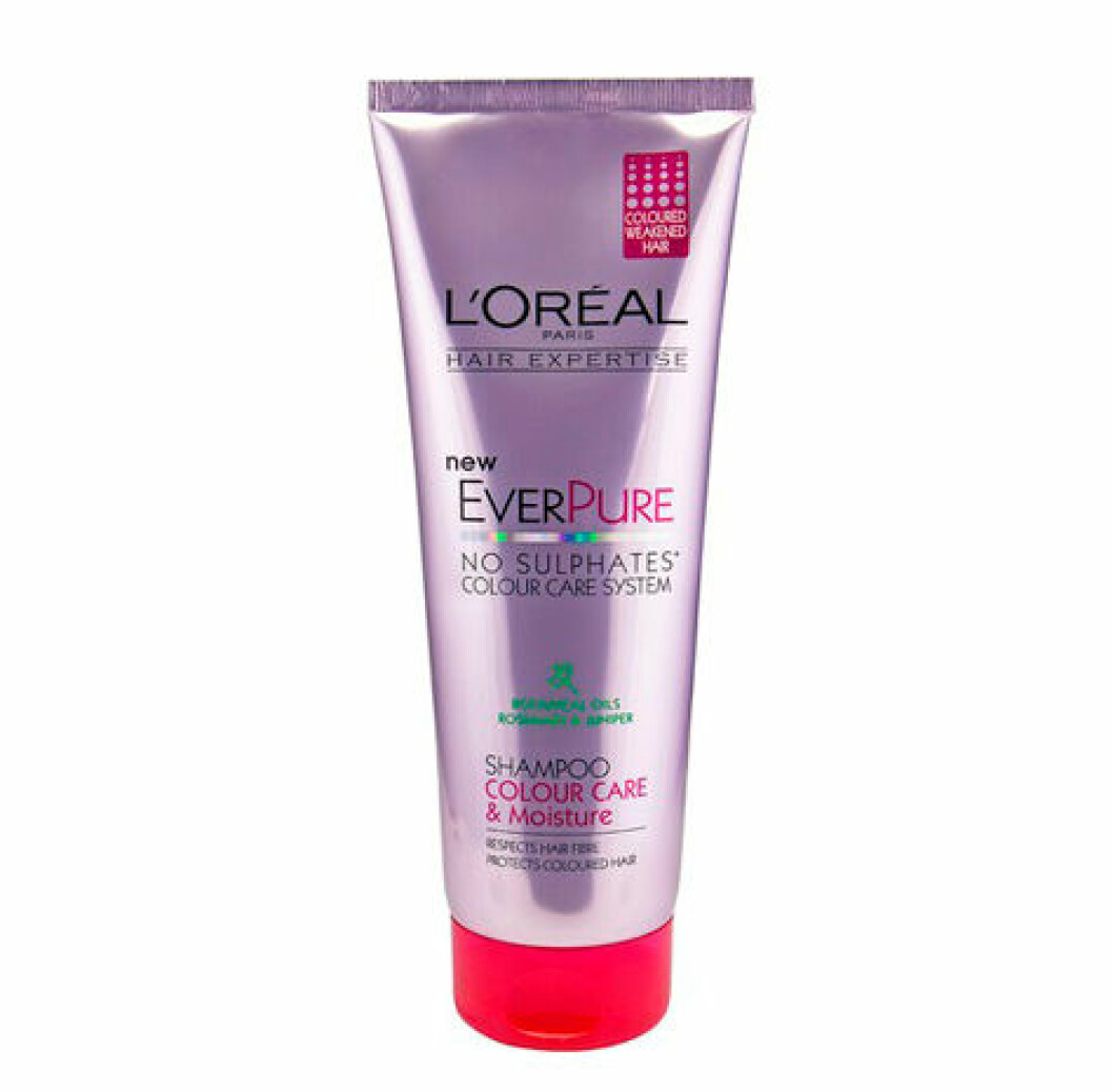 Hair Expertise Everpure Shampoo Colour Care & Moisture, ca 100 kr, L’Oréal.