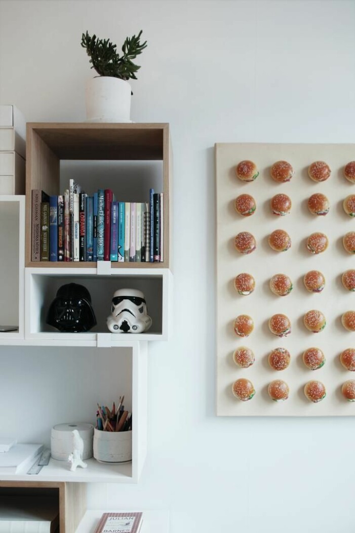 Burgare och Darth Vader.