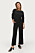loungewear - svart mjukisset med collegetröja och mjukisbyxor för dam från Ellos