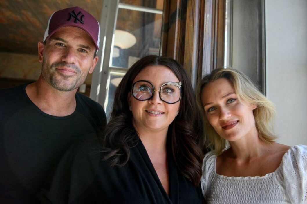 Martin Stenmarck, Camilla Läckberg, Disa Östrand