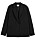 svart enkelknäppt kavaj med fickor framtill från Kappahl