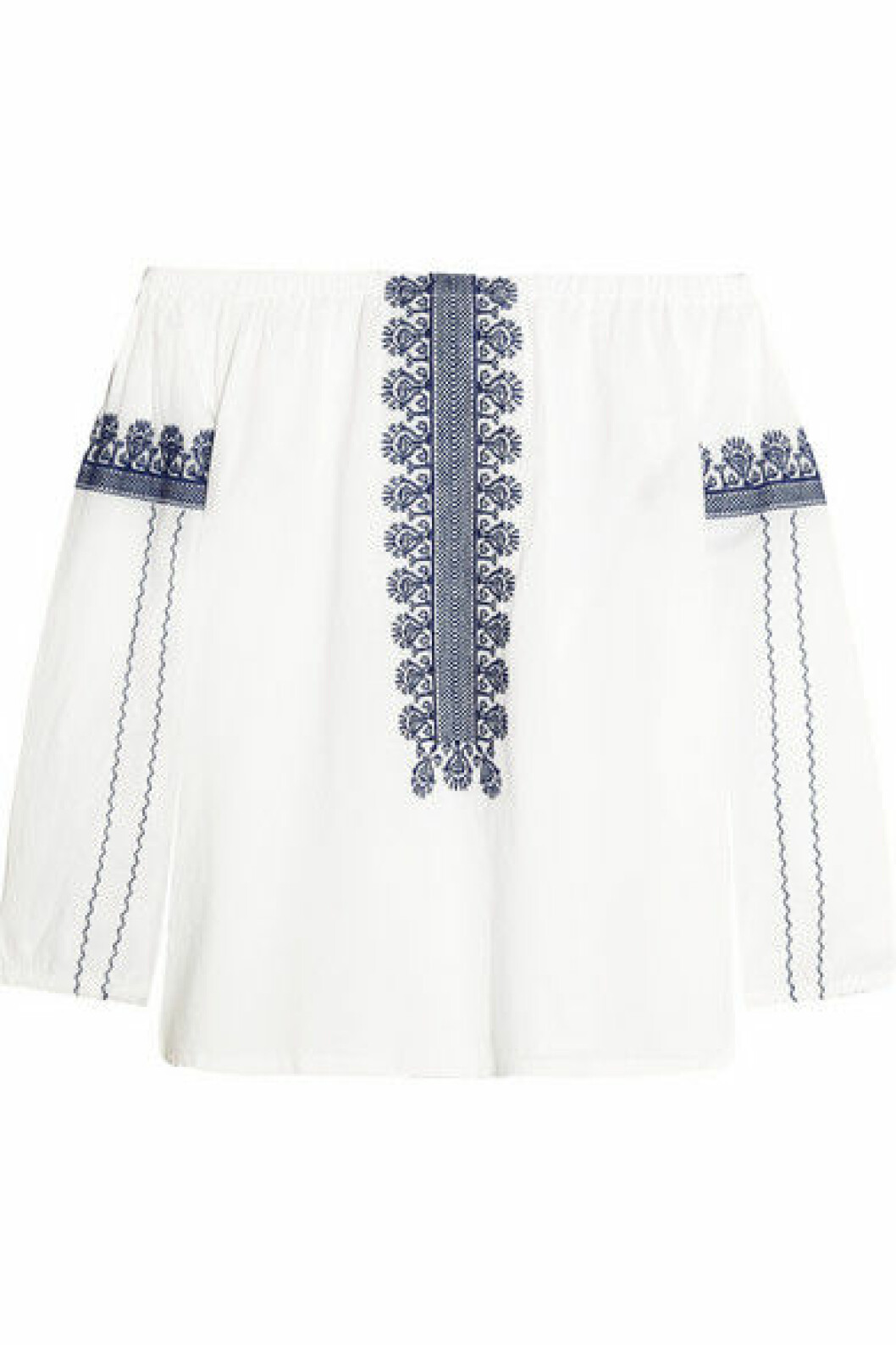 <a href="https://www.net-a-porter.com/se/en/product/678289/madewell/folktale-off-the-shoulder-embroidered-cotton-poplin-top" target="_blank">Broderad blus</a>, ca 1 650 kr, Madewell/www.net-aporter.com broderad-blus-madewell-net-a-porter
