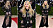 Madonna i genomskinliga kläder på röda matten