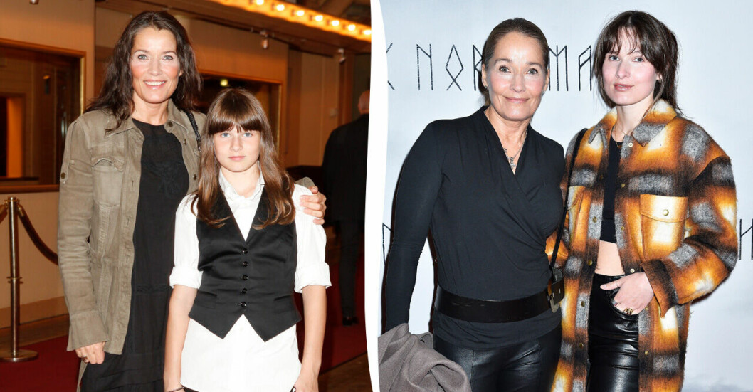 Agneta Sjödin och Maja Strömstedt, 2009 och 2022.