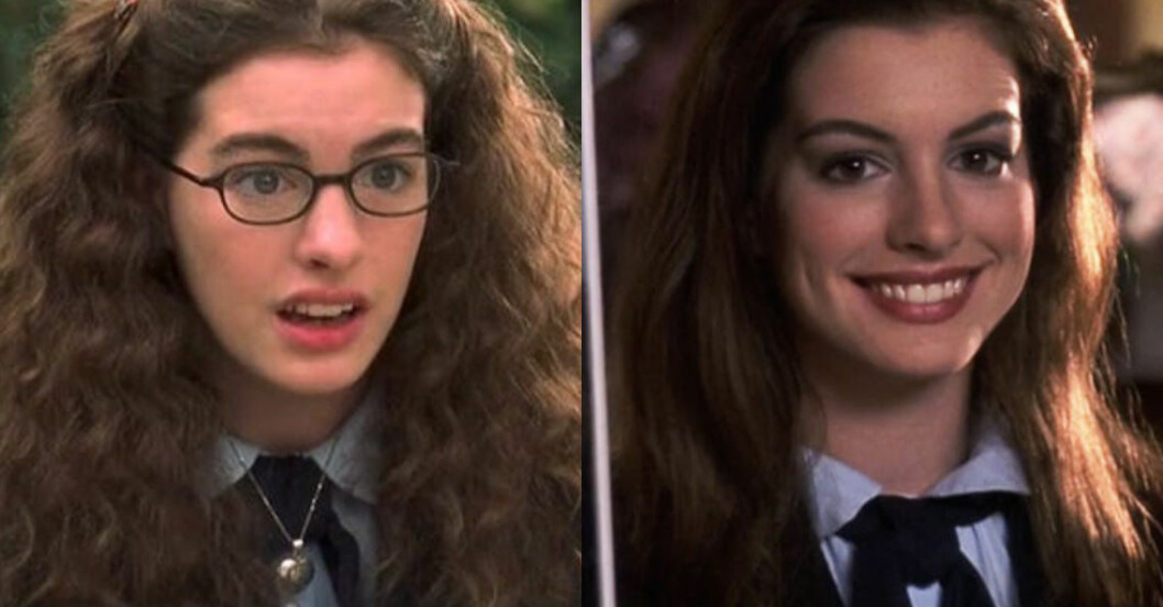 Anne Hathaway i En prinsessas dagbok. Från En prinsessas dagbok