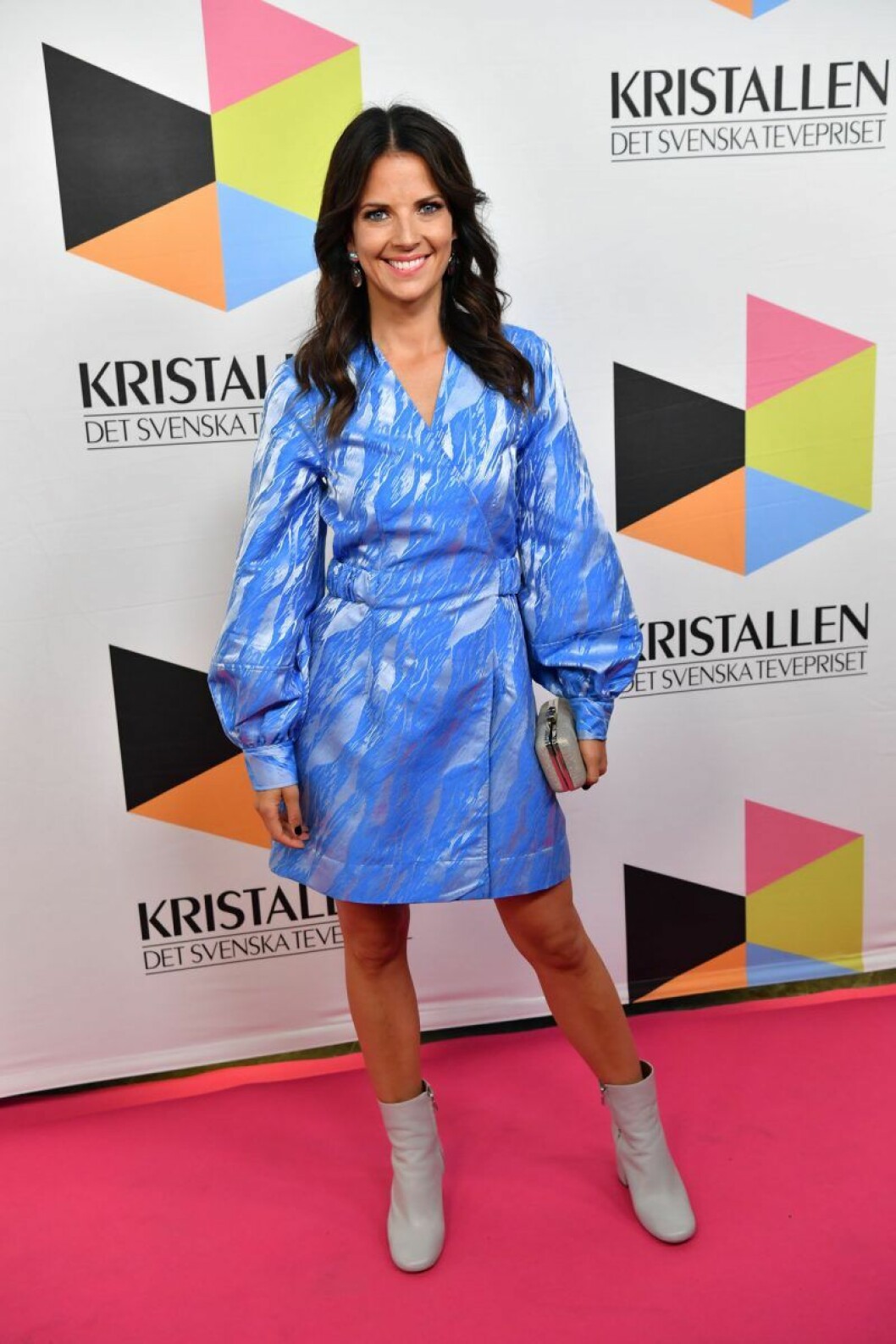 Malin Olsson. Malin Olsson på röda mattan på Kristallen 2019