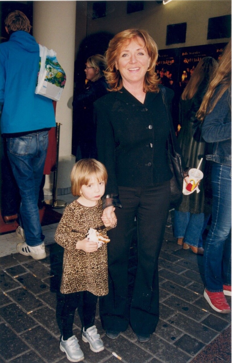 Malou von Sivers med dottern Julia.