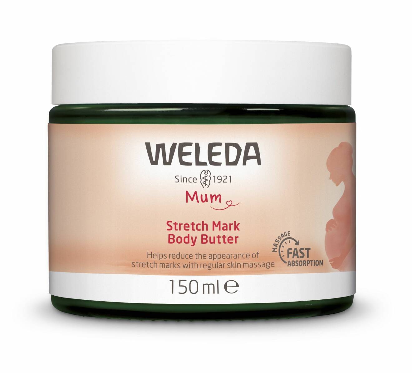 Mama Stretch Mark Massage Butter, Weleda