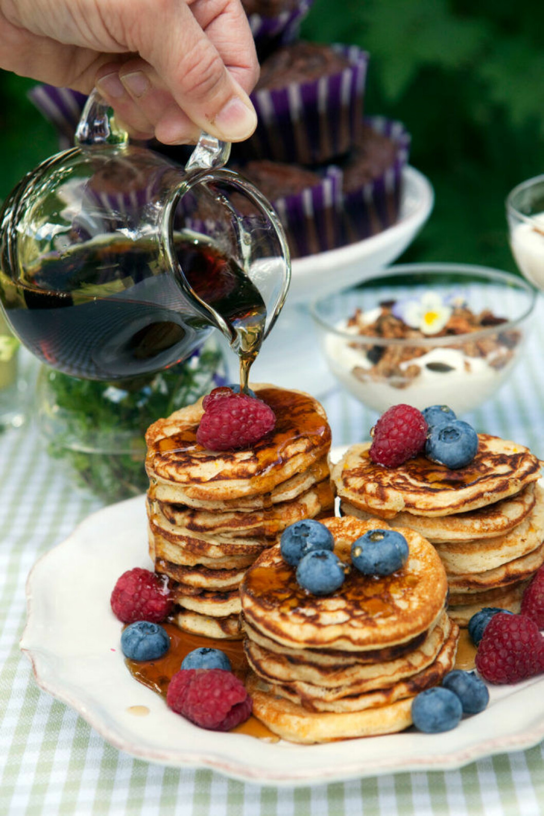 MANDEL- OCH ­APELSINPANNKAKOR