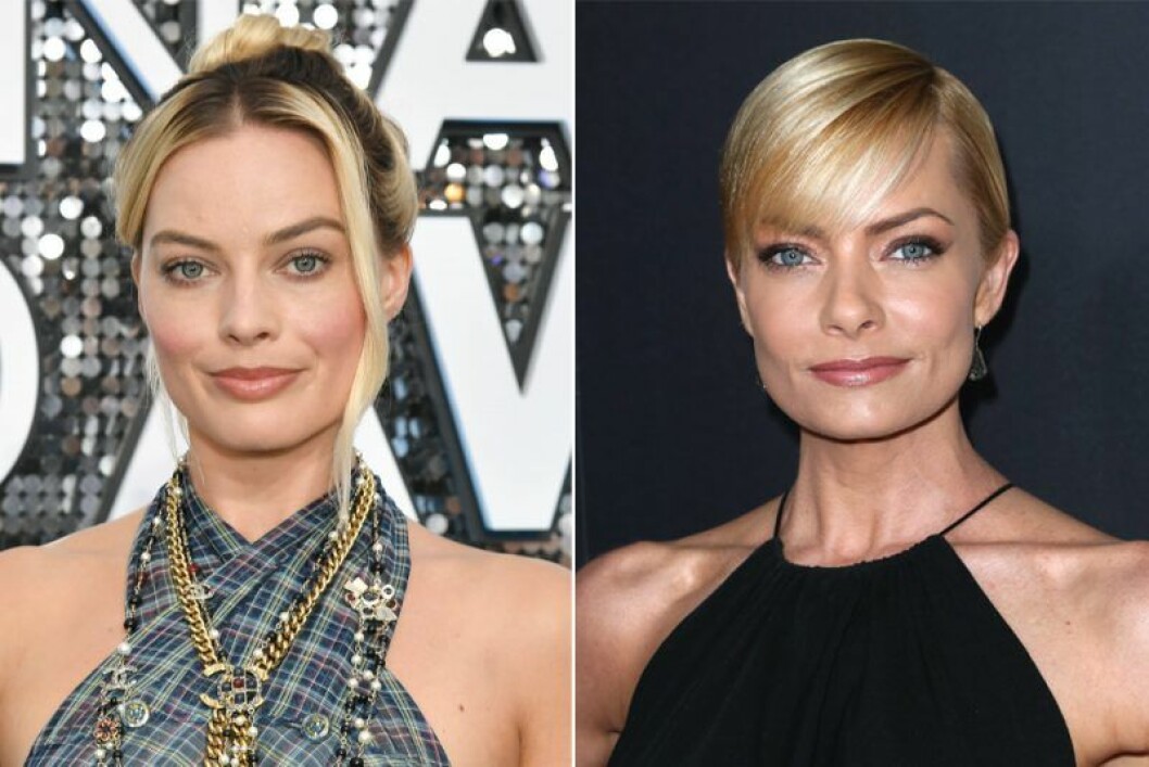 Margot Robbie t.v. och Jaime Pressly t.h. Margot Robbie och Jaime Pressly