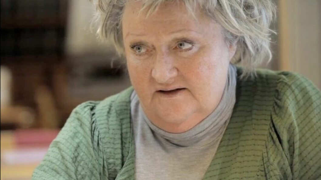 Uppgifterna i arkivet om Marianne Mörcks tid på barnhem var helt nya för henne. Foto: Limestone Film Marianne Mörck ur Pärlemor - mother of pearl