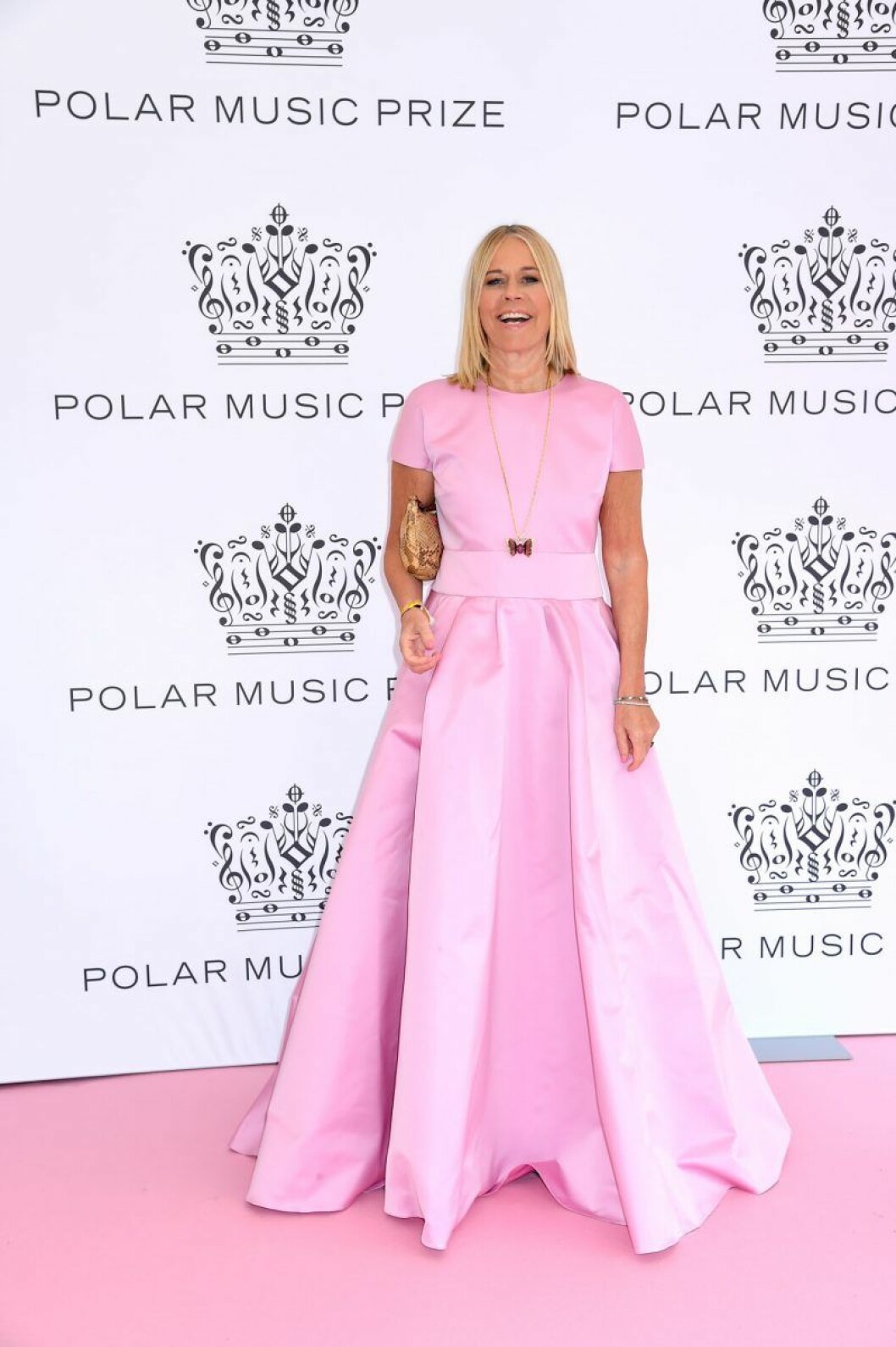 Marie Ledin. Marie Ledin på rosa mattan på Polarpriset 2019